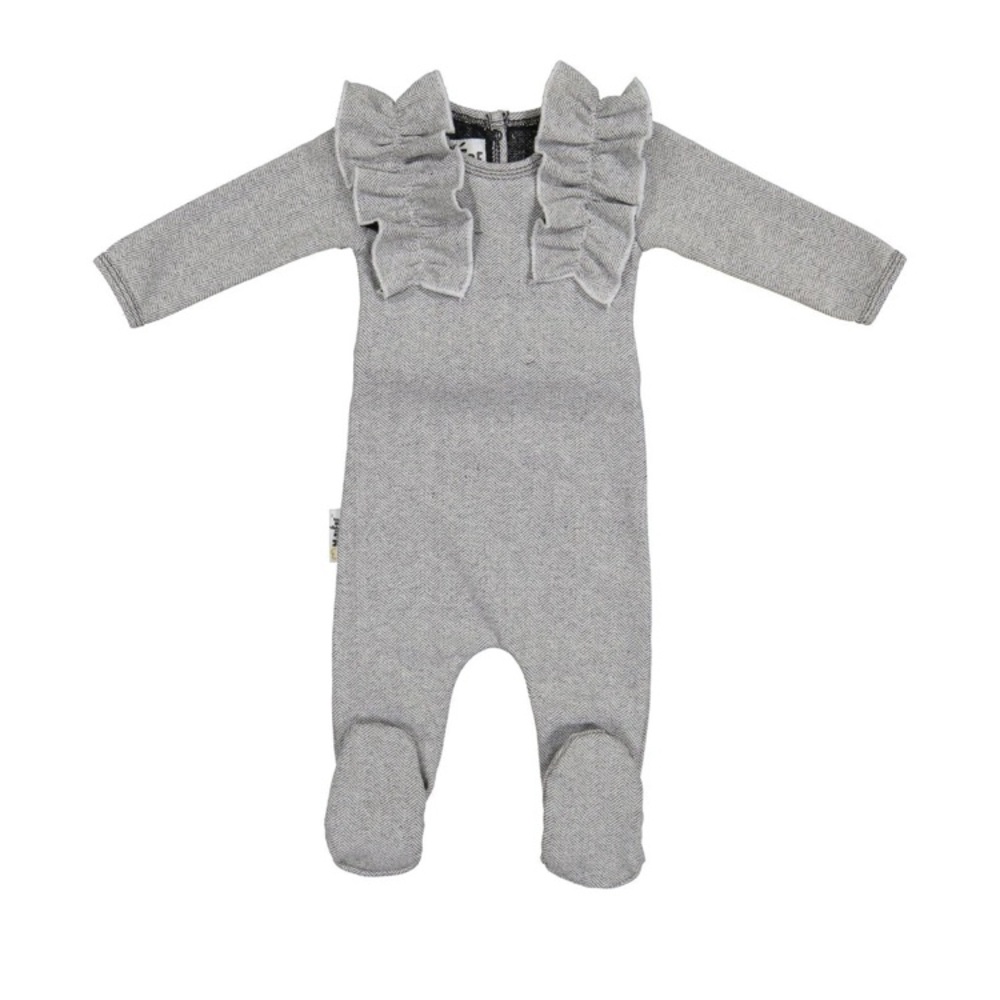 Maniere ruffle stretchie or footie